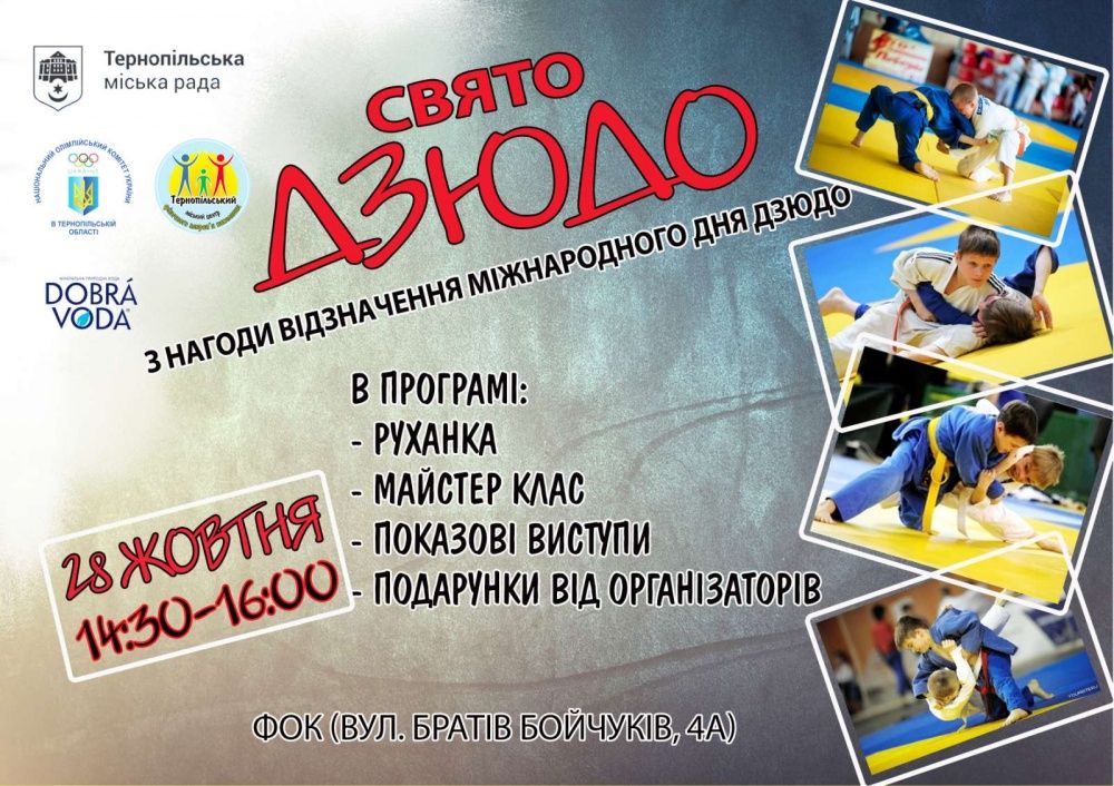 Новини Тернополя - фото з У Тернополі для дітей молодших класів проведуть «Свято дзюдо»