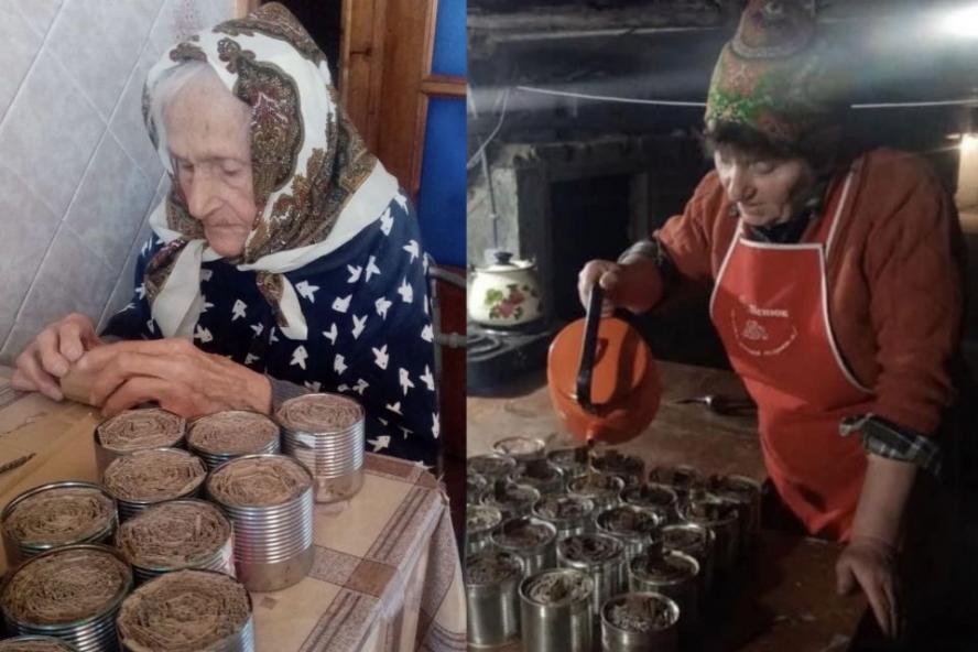 «Уявляєте, як їм тепер на нулі?» Вінничанка разом з 93-річною матір'ю виготовляють окопні свічки