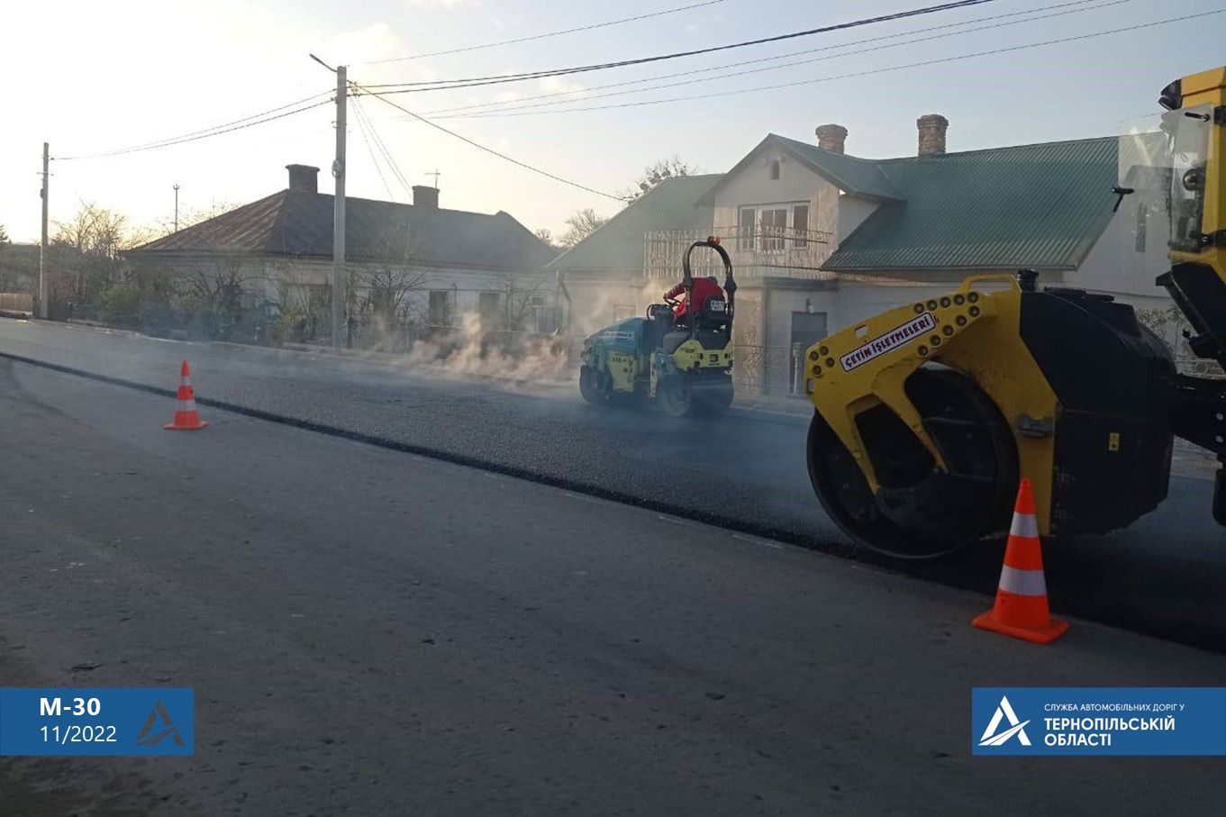 Новини Тернополя - фото з На Тернопільщині відновили роботи на найдовшій трасі країни