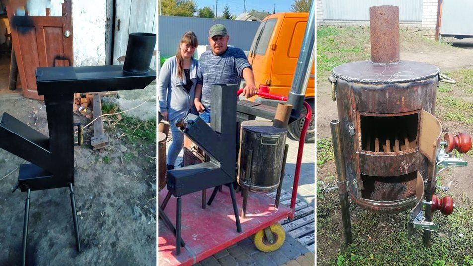 Новини Вінниці - фото з «Щоб гріли й були гарними». Буржуйки та турбопечі для ЗСУ виготовляє майстер з Вінниччини