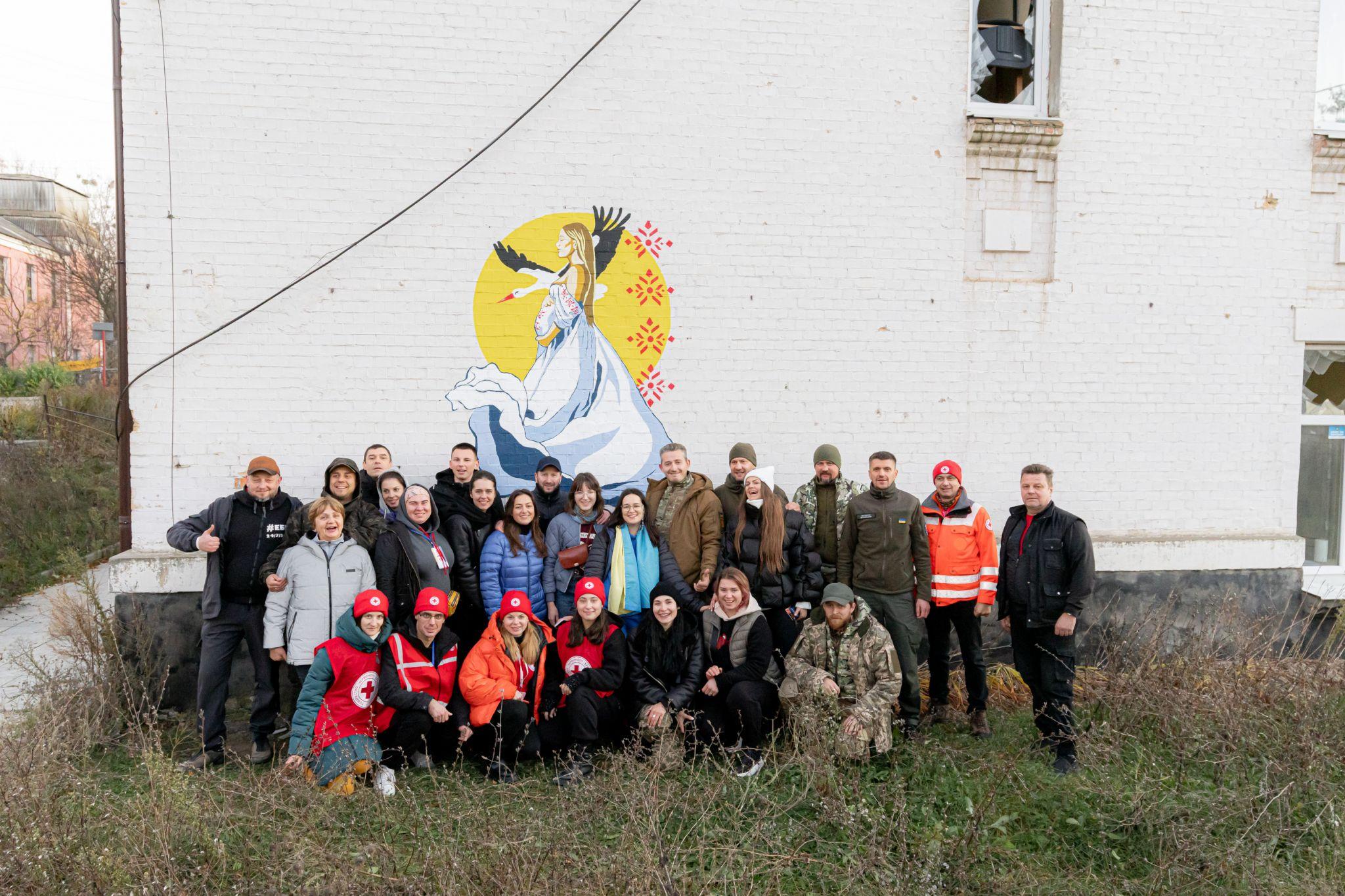 Новини Хмельницького - фото з Хмельничани створили новий мурал біля перинатального центру: деталі та фото