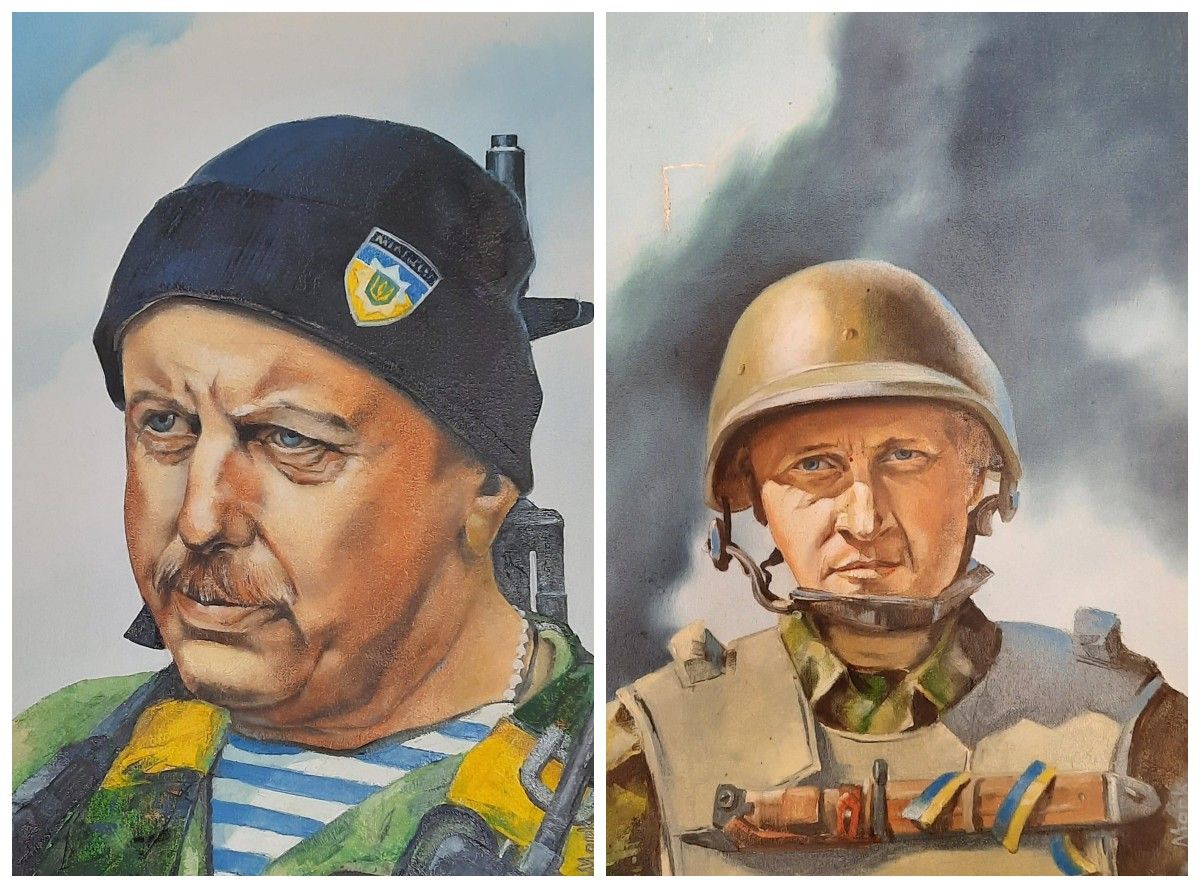 Новини Тернополя - фото з Тернопільський художник подарував музею портрети українських воїнів