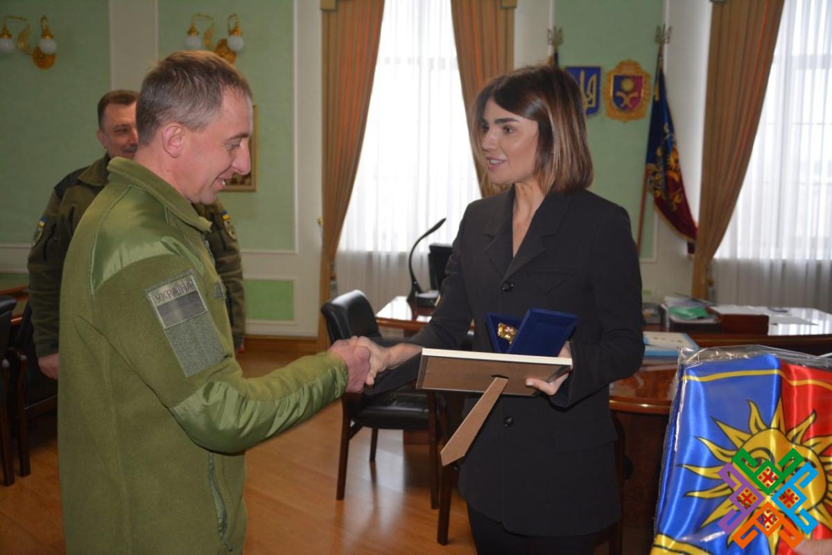 Новини Хмельницького - фото з Віолета Лабазюк зустрілась з легендарними українськими прикордонниками