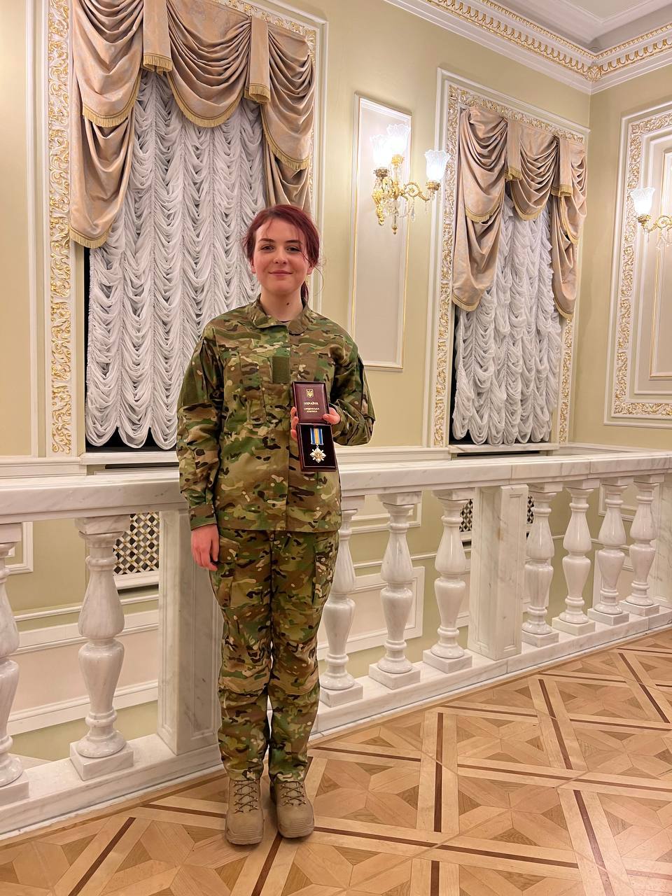 Новини Тернополя - фото з Президент відзначив Катерину «Пташку» Поліщук орденом «За мужність» ІІІ ступеня