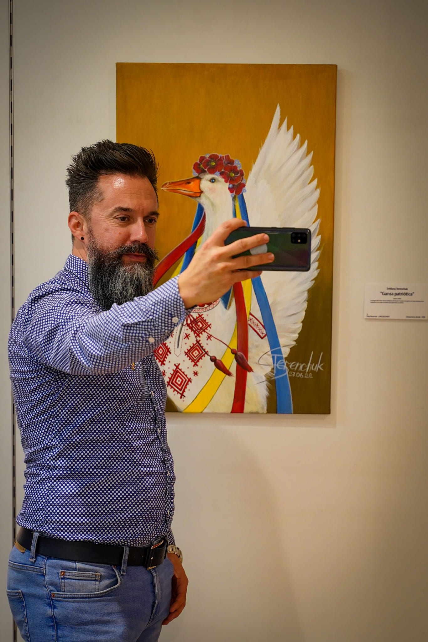 Новини Вінниці - фото з Ganza patriotica: вінницька дизайнерка Світлана Теренчук показала патріотичних гусей в Іспанії