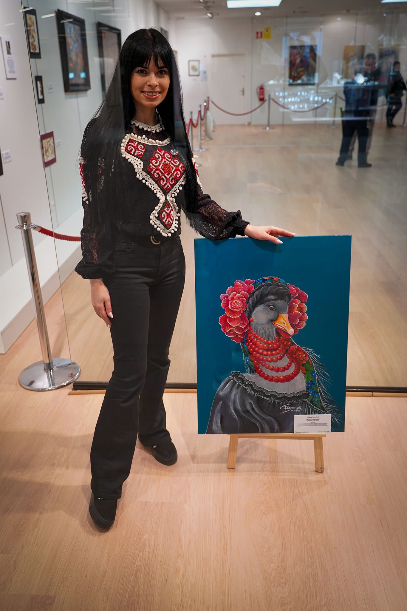 Новини Вінниці - фото з Ganza patriotica: вінницька дизайнерка Світлана Теренчук показала патріотичних гусей в Іспанії