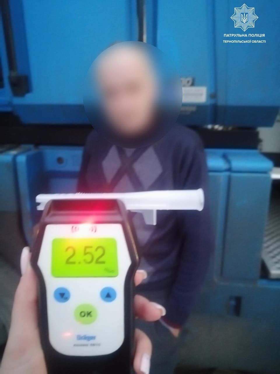 Новини Тернополя - фото з Водій ледь тримався на ногах: за добу патрульні «впіймали» двох п'яних кермувальників вантажівок