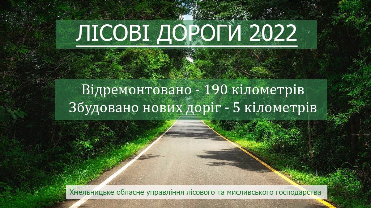 Новини Хмельницького - фото з На Хмельниччині відремонтували лісові дороги. Витратили 11 мільйонів