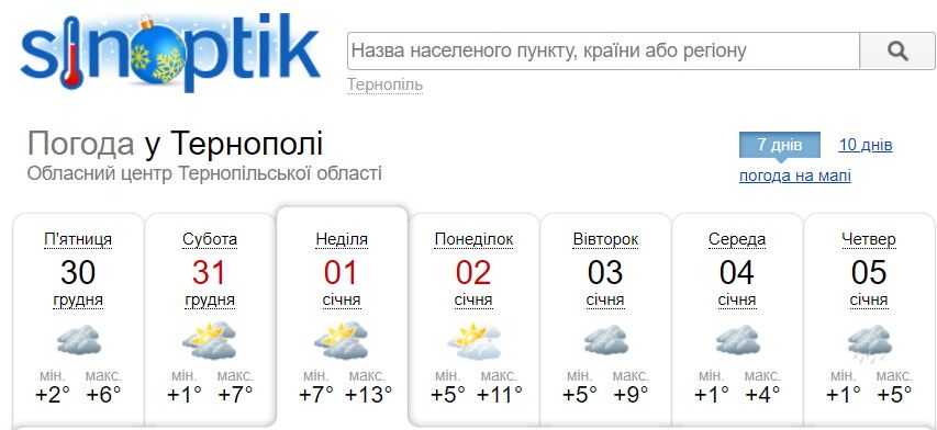 Новини Тернополя - фото з Туман та ожеледиця: якою буде погода у Тернополя та області в останній день року