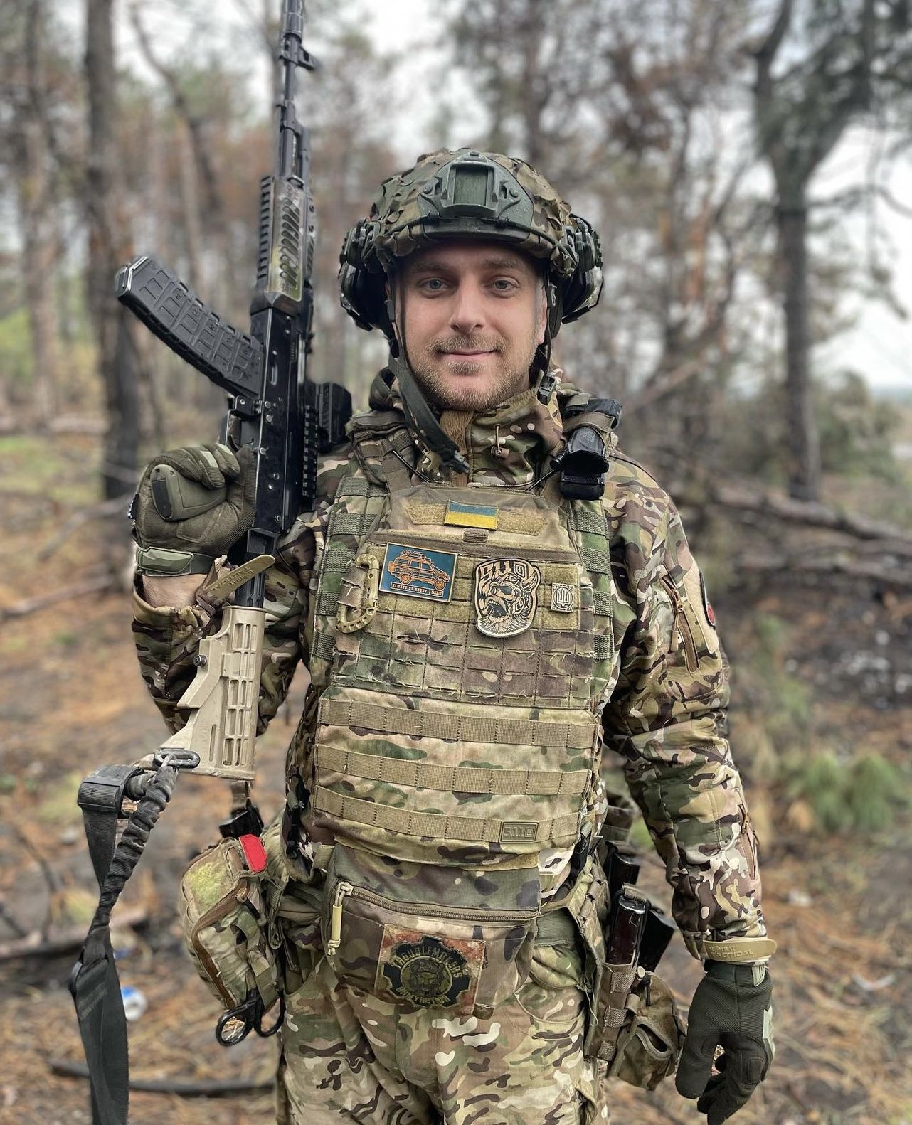 Новини Вінниці - фото з Потрапив в новини на CNN та до Скабєєвої. Про бійця Юрія Охримчука, який воює на передовій і знімає відео