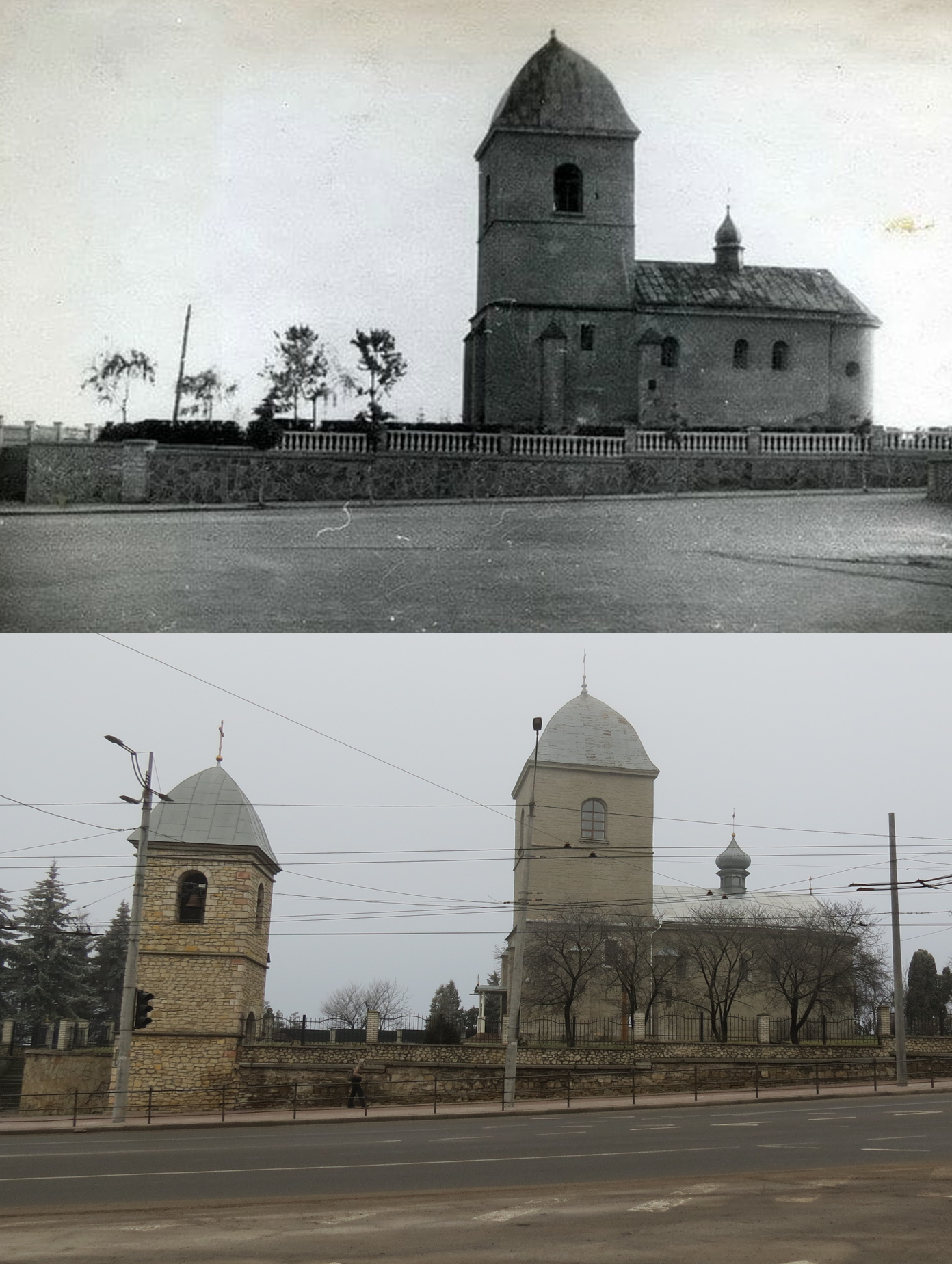 Новини Тернополя - фото з Як змінилась найстаріша церква Тернополя: ми відтворили ретро–фото з одного ракурсу