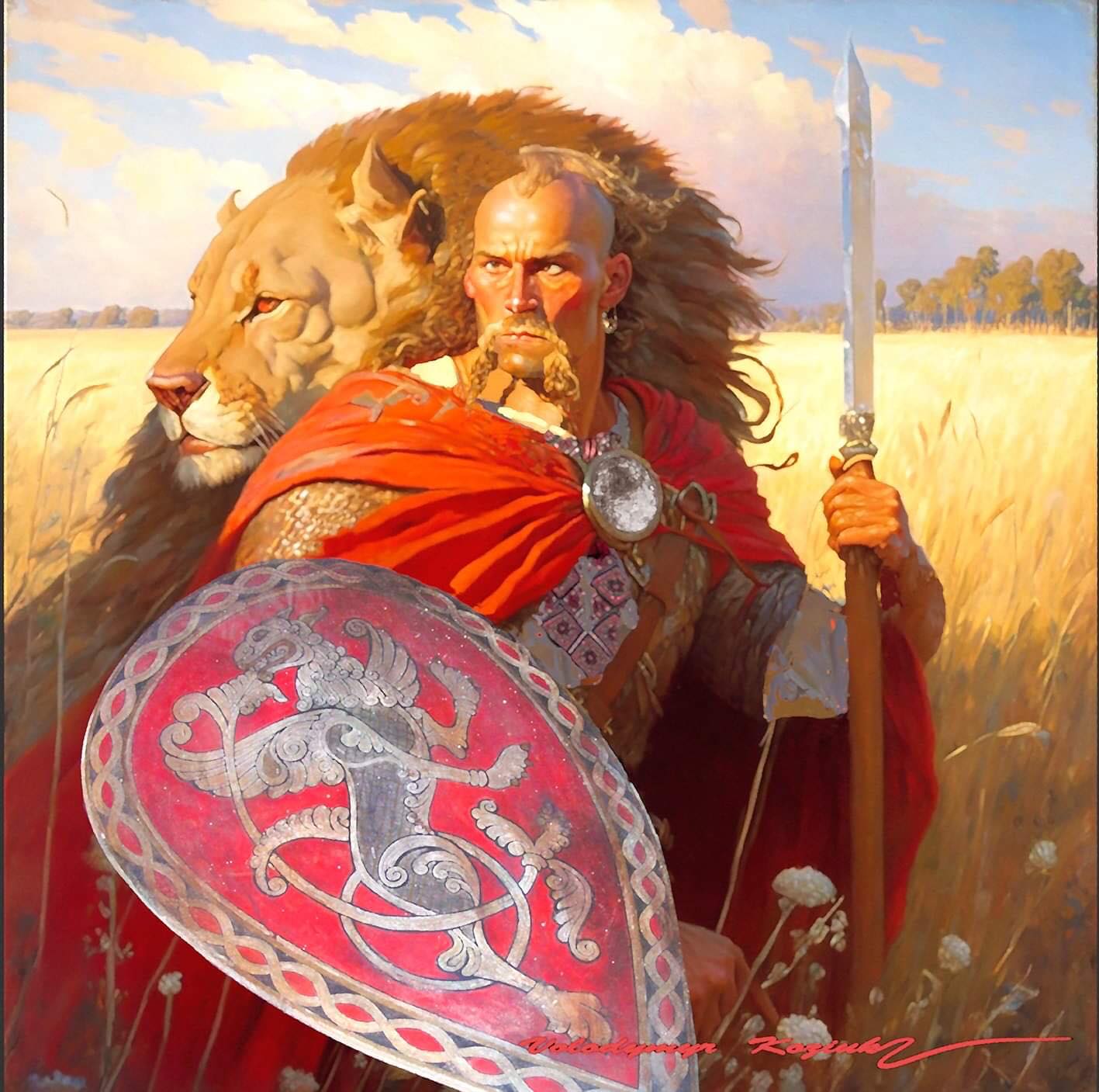 Новини Вінниці - фото з Патріотичні і ліричні. Художник Володимир Козюк створює картини в тандемі зі штучним інтелектом