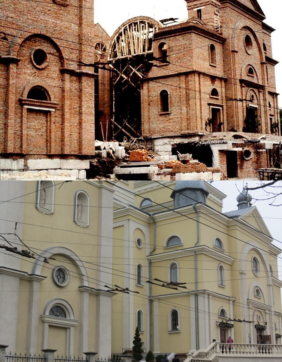 Новини Тернополя - фото з Її підірвали більшовики та відбудували вже за Незалежності: як змінювалась Жовта церква у Тернополі
