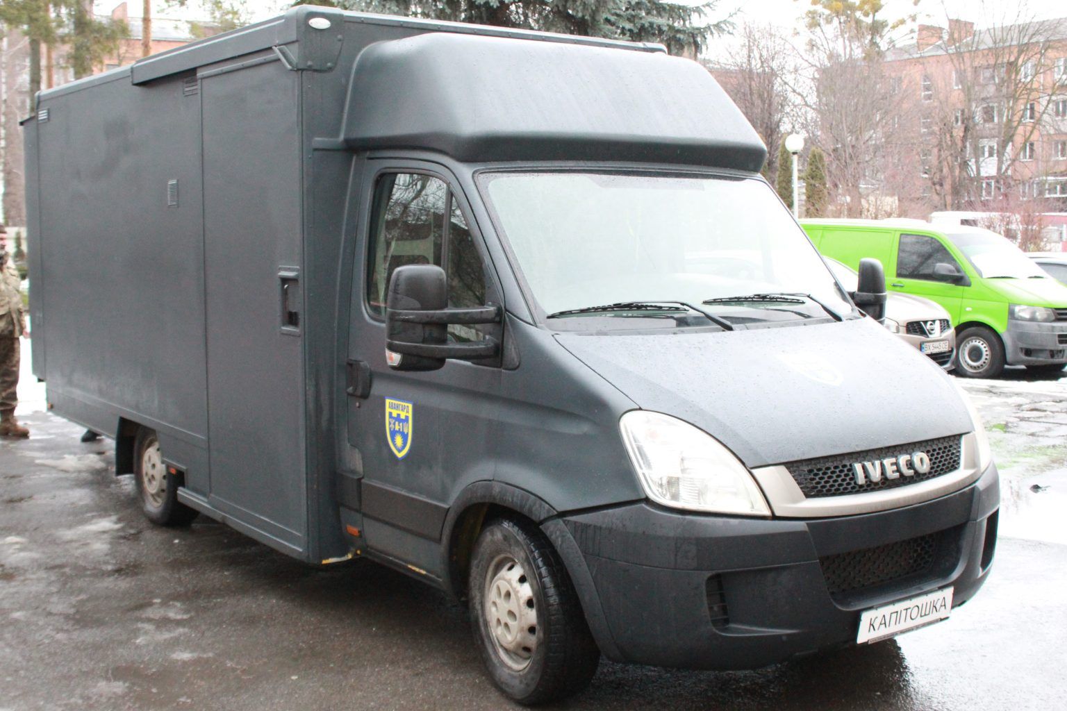 Новини Хмельницького - фото з Для воїнів з Хмельниччини змайстрували мобільний банно-пральний комплекс (ФОТО)