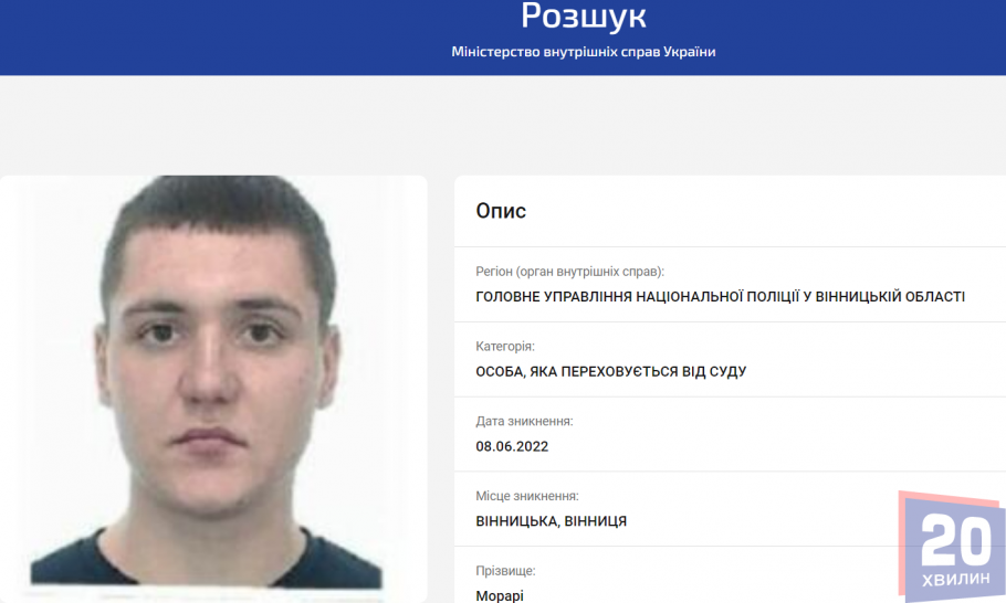 Новини Вінниці - фото з Підозрюється у серйозній крадіжці: допоможіть знайти Івана Морарі з Вінниці