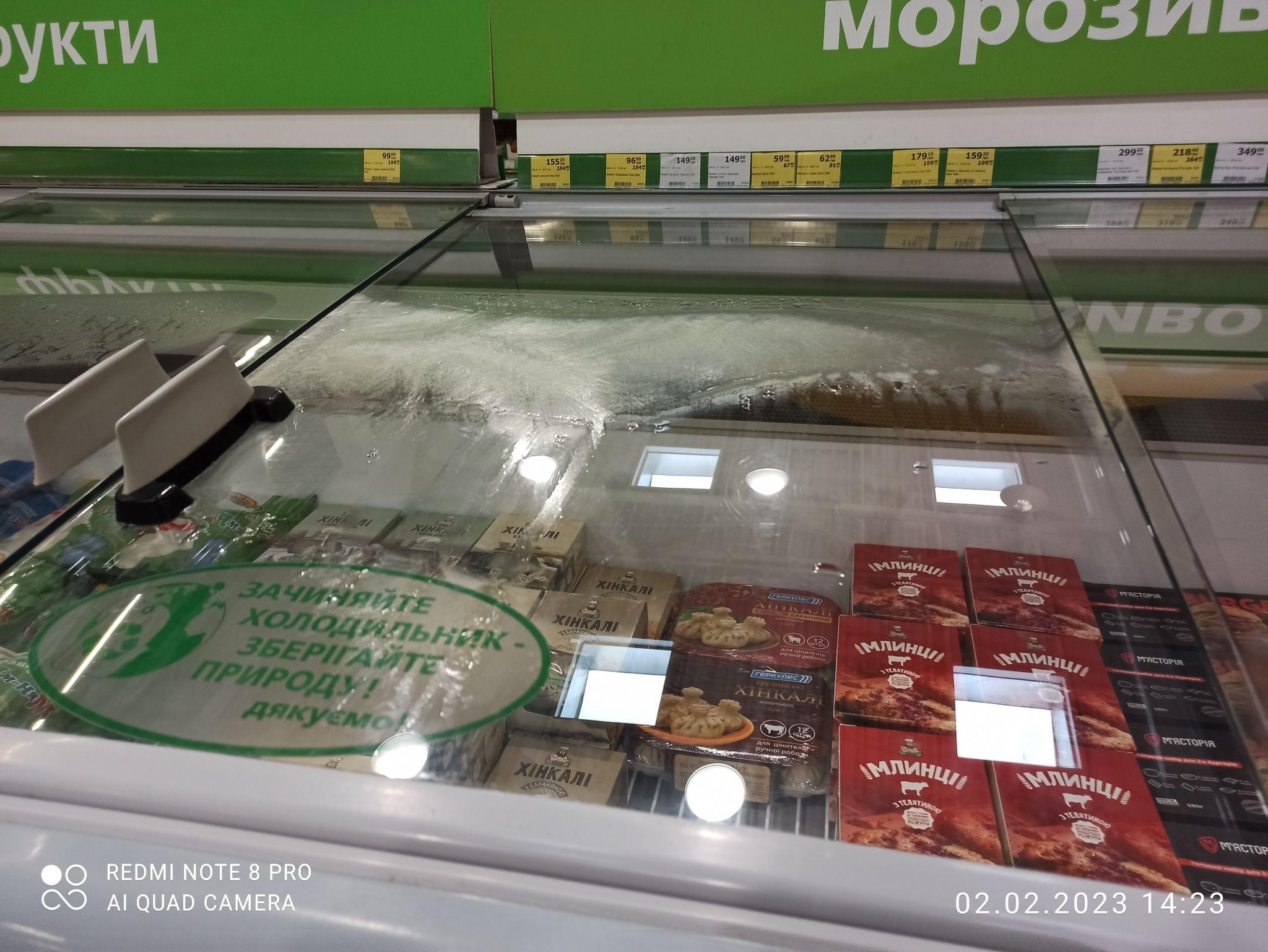 Новини Тернополя - фото з Надірвані упаковки та сліди рідини. Ми перевірили, у якому стані заморожені продукти в магазинах