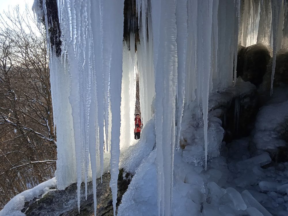 Новини Тернополя - фото з На Тернопільщині замерзли водоспади (ФОТО. ВІДЕО)