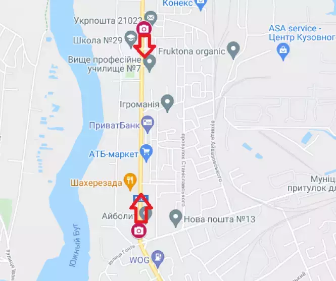 Новини Вінниці - фото з У Вінниці запрацює ще одна камера автофіксації порушень. Адреси усіх точок стеження за водіями