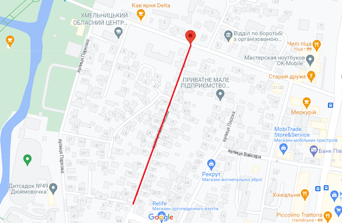 Новини Хмельницького - фото з Через зрізання дерев у центрі Хмельницького обмежать рух (МАПА)