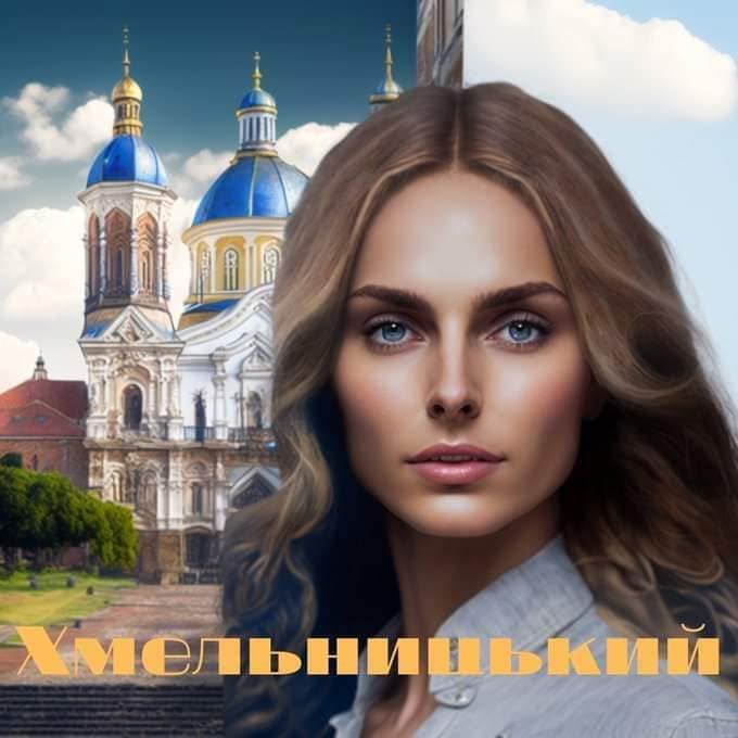 Новини Хмельницького - фото з Нейромережа зобразила міста України із жіночими обличчями: як виглядає Хмельницький