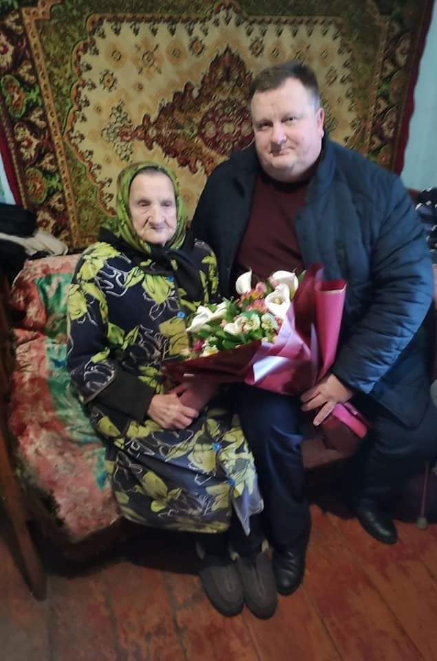 Новини Тернополя - фото з Жительці Кременеччини виповнився 101 рік