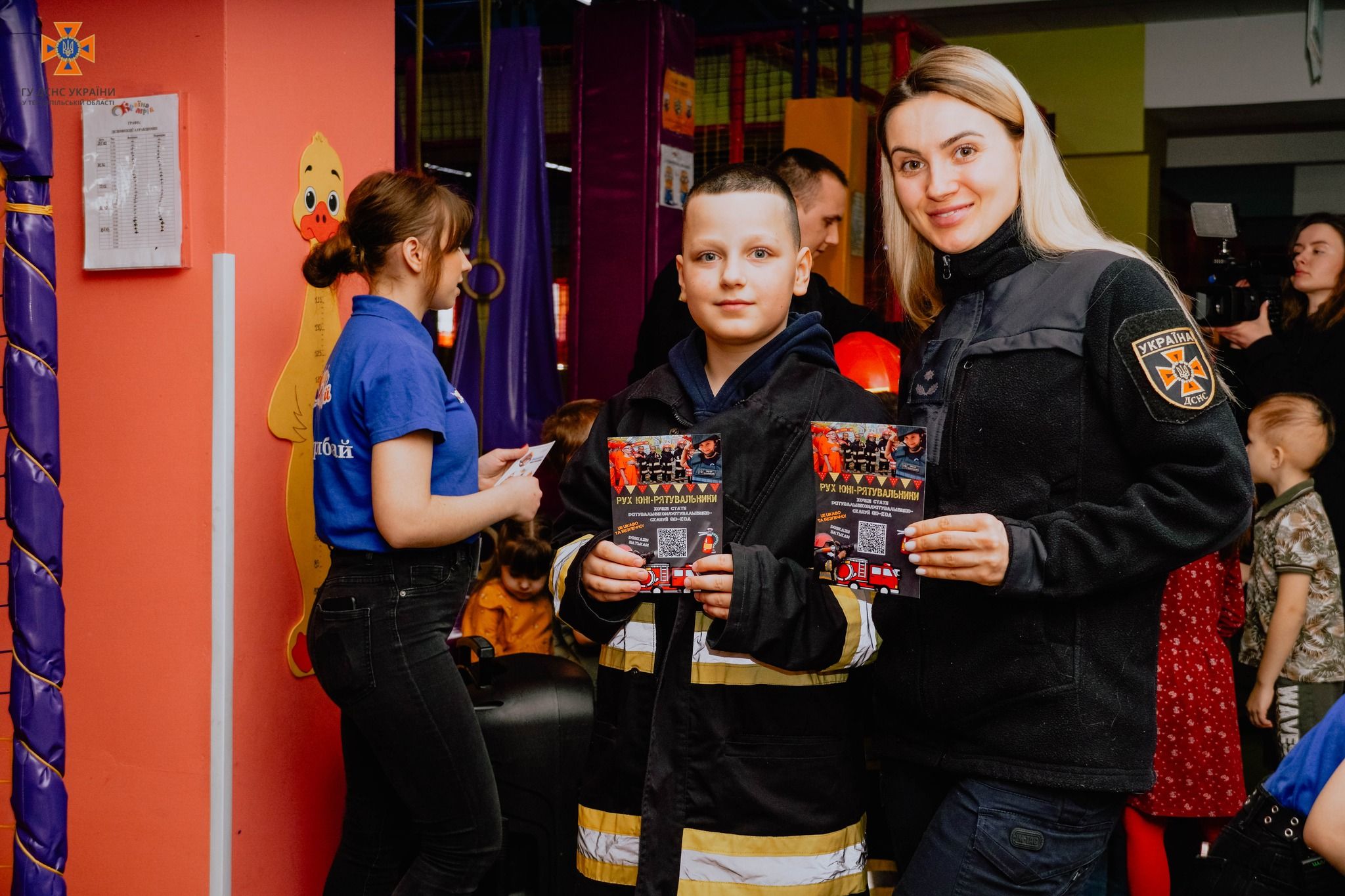 Новини Тернополя - фото з Рятувальники провели «Урок безпеки» для юних тернополян