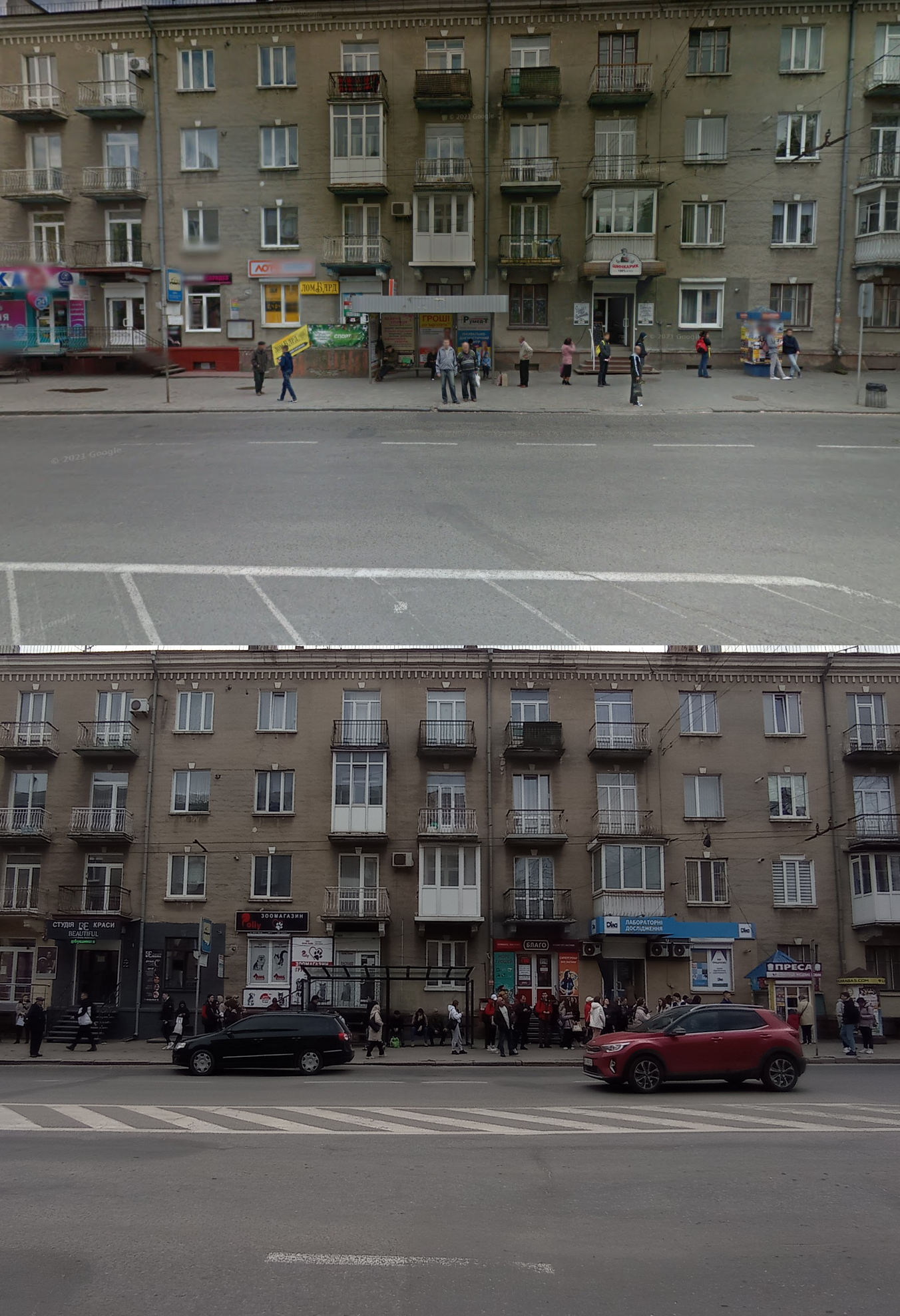 Новини Тернополя - фото з Оновили фасади будинків та зник російський банк: як змінилась вулиця Руська у Тернополі