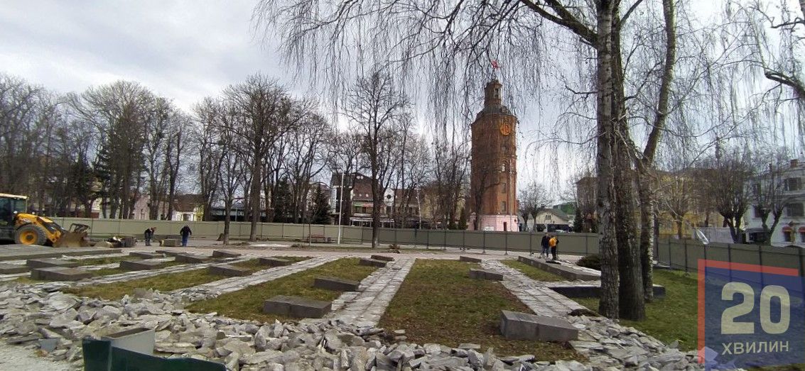 Новини Вінниці - фото з Фото дня. Що знаходиться за парканом на Європейській площі?