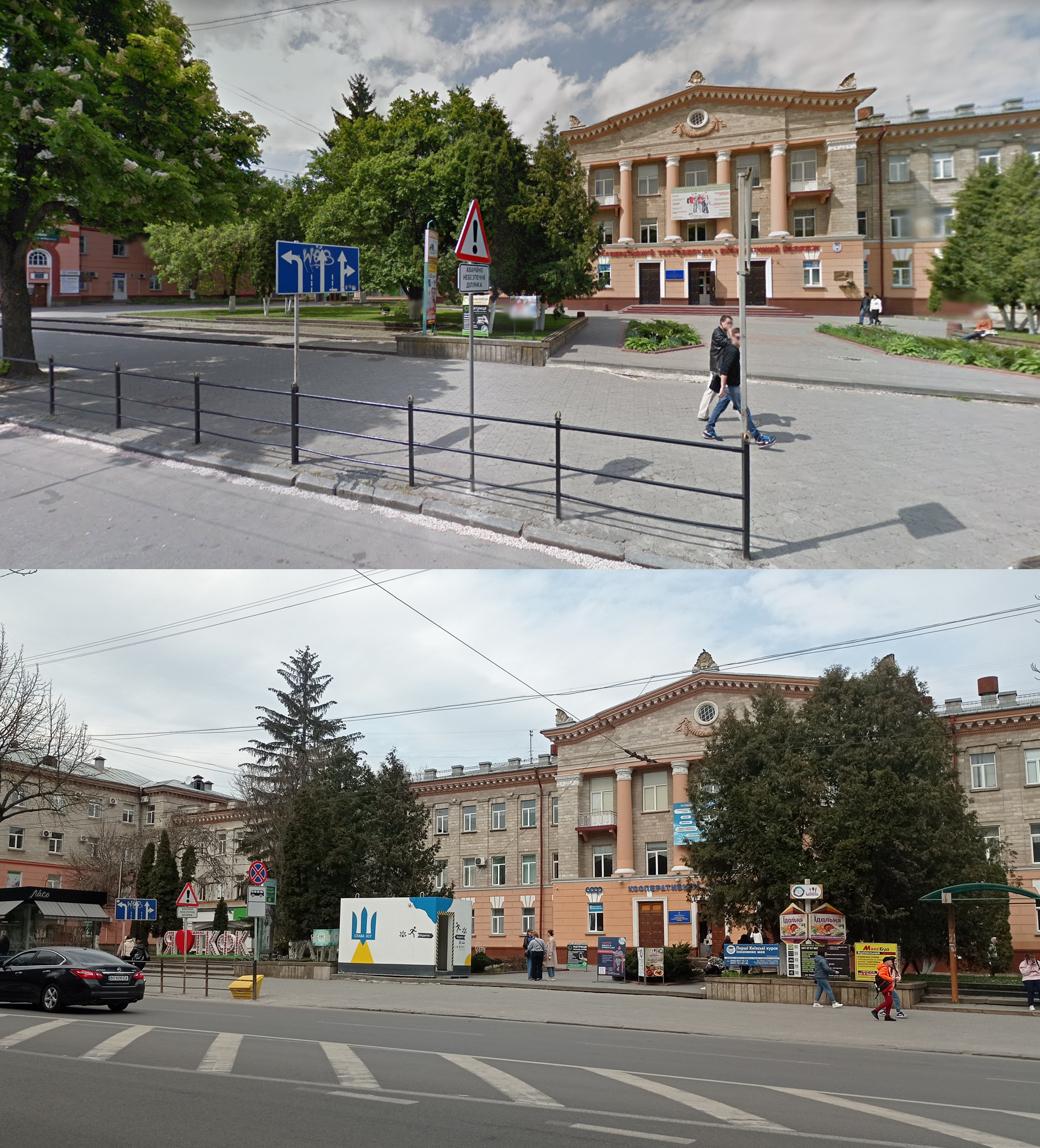Новини Тернополя - фото з Оновили фасади будинків та зник російський банк: як змінилась вулиця Руська у Тернополі