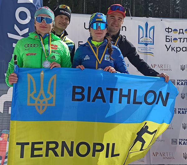 Новини Тернополя - фото з Тернопільські біатлоністи здобули «срібло» змішаної естафети на чемпіонаті України