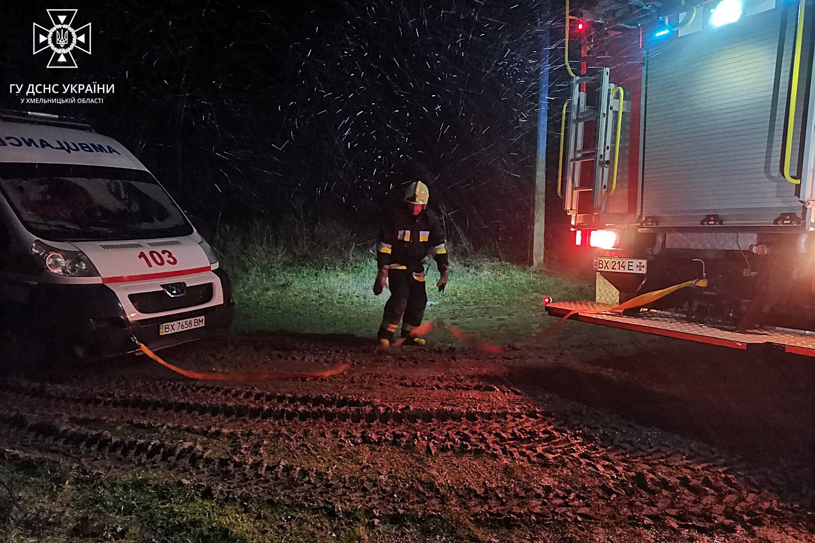 Новини Хмельницького - фото з На Кам’янеччині через негоду “швидка” потрапила в аварію