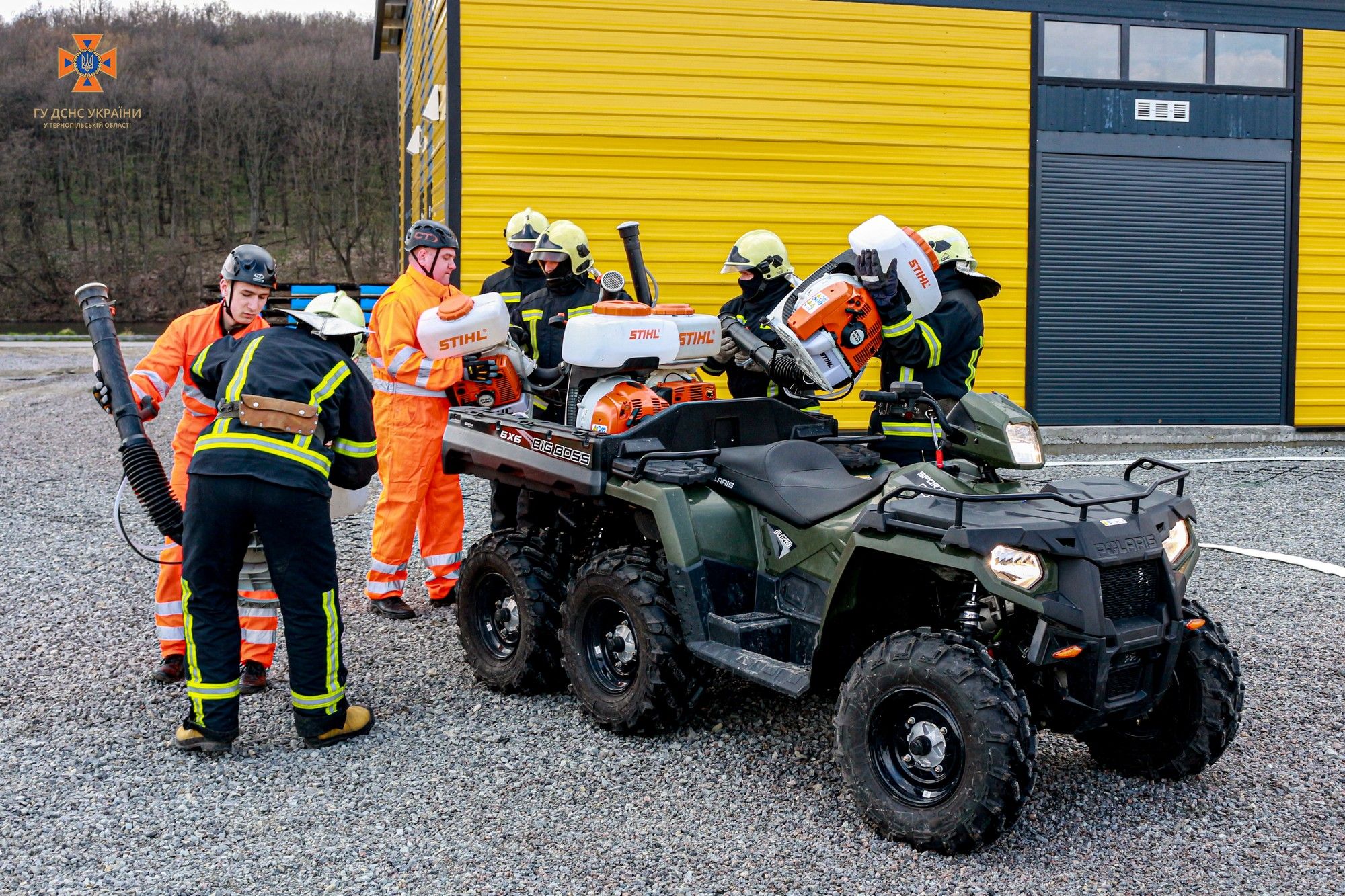 Новини Тернополя - фото з Рятувальники Тернопільщини провели масштабні навчання у Чистилівському заказнику