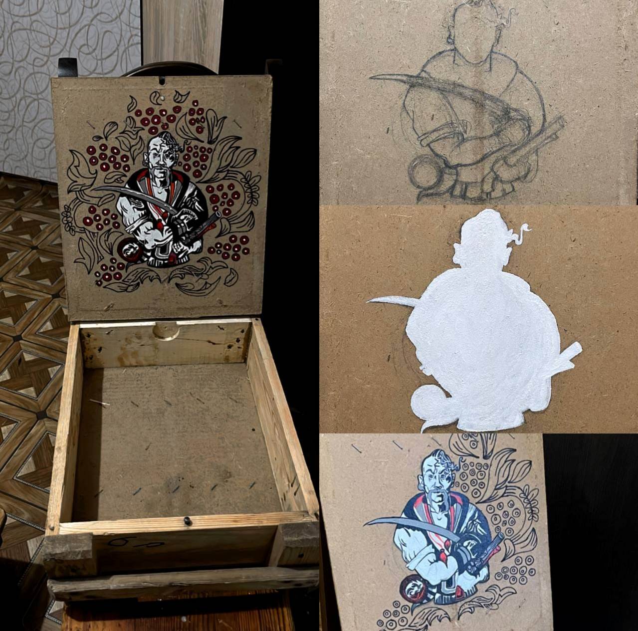 Новини Вінниці - фото з За 7000 продали ящик з-під боєприпасів. Його розписала дружина полеглого воїна