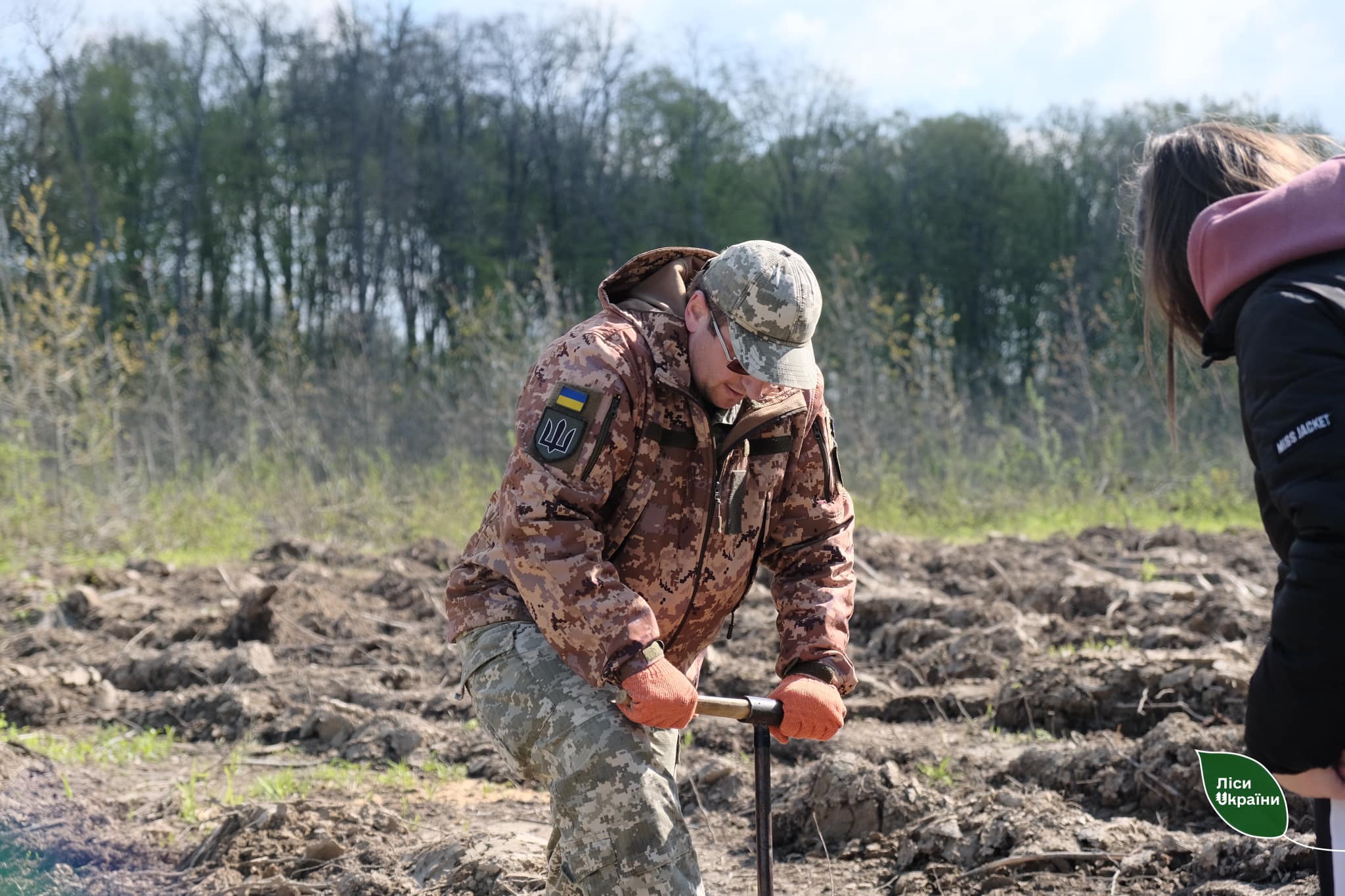 Новини Тернополя - фото з Військові, діти і лісівники Тернопільщини посадили майже 5 тисяч сіянців дуба