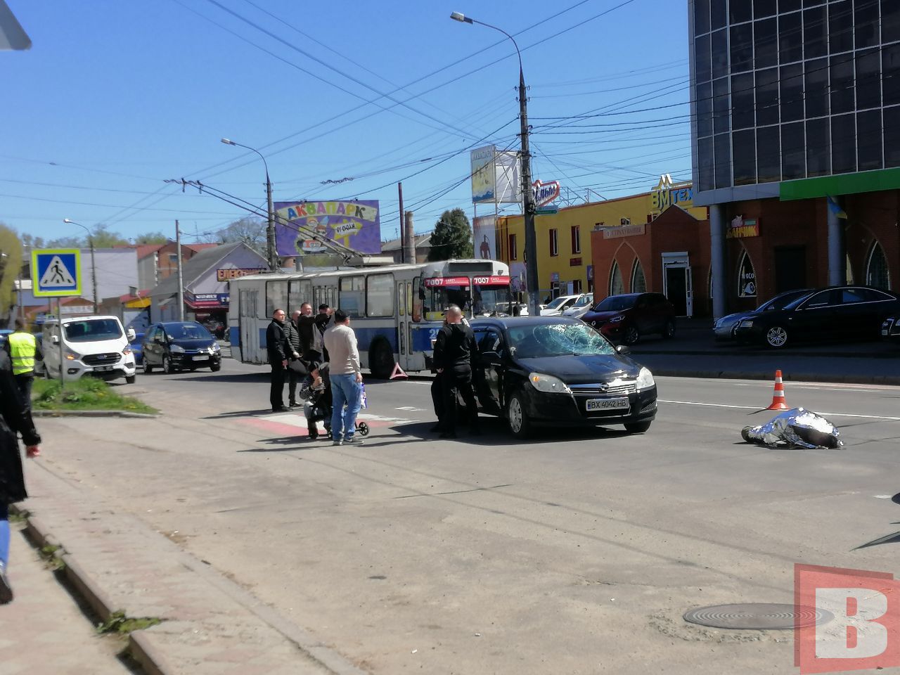 Новини Хмельницького - фото з З'явилося відео смертельної ДТП на Тернопільській, в якій загинув військовий