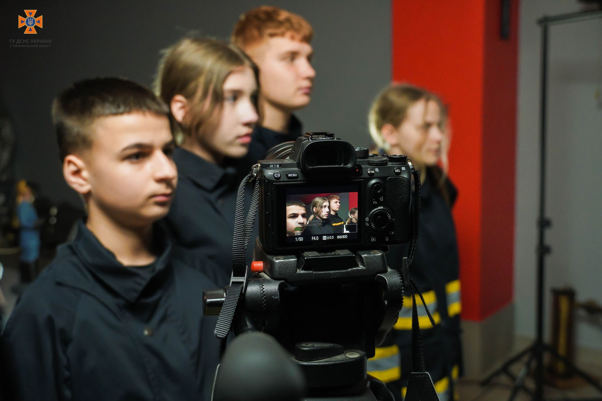 Новини Тернополя - фото з За лаштунками: як знімали відеоролик про юних пожежників-рятувальників з Тернополя