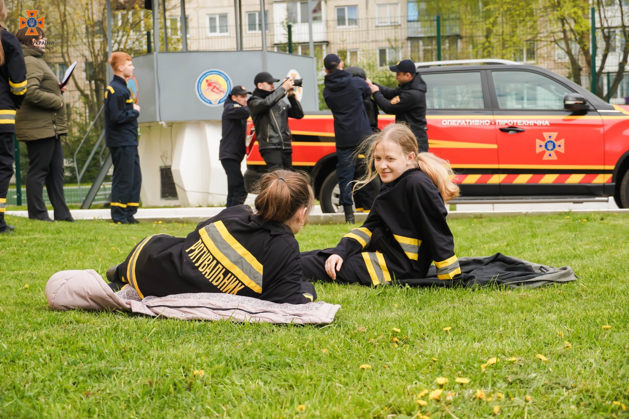 Новини Тернополя - фото з За лаштунками: як знімали відеоролик про юних пожежників-рятувальників з Тернополя