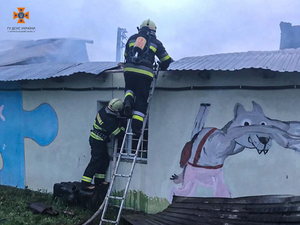 Новини Тернополя - фото з У Залозецькій громаді горіли дерев’яні пелети. Вогонь охопив площу у 400 м²