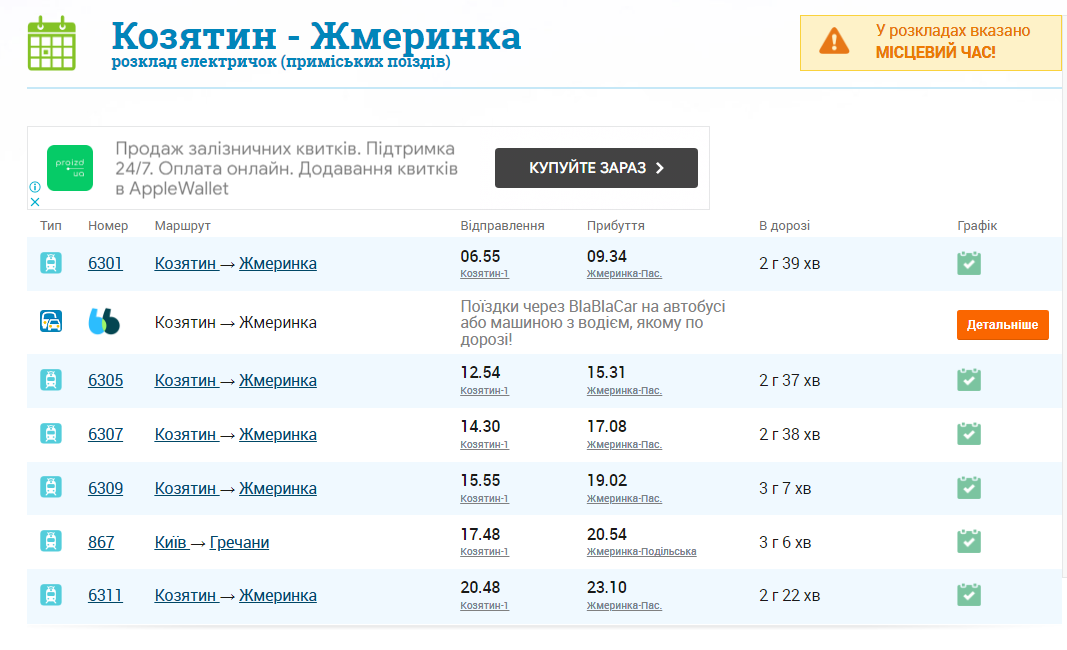 Новини Козятина - фото з З Вінниці до Одеси курсуватиме регіональний поїзд