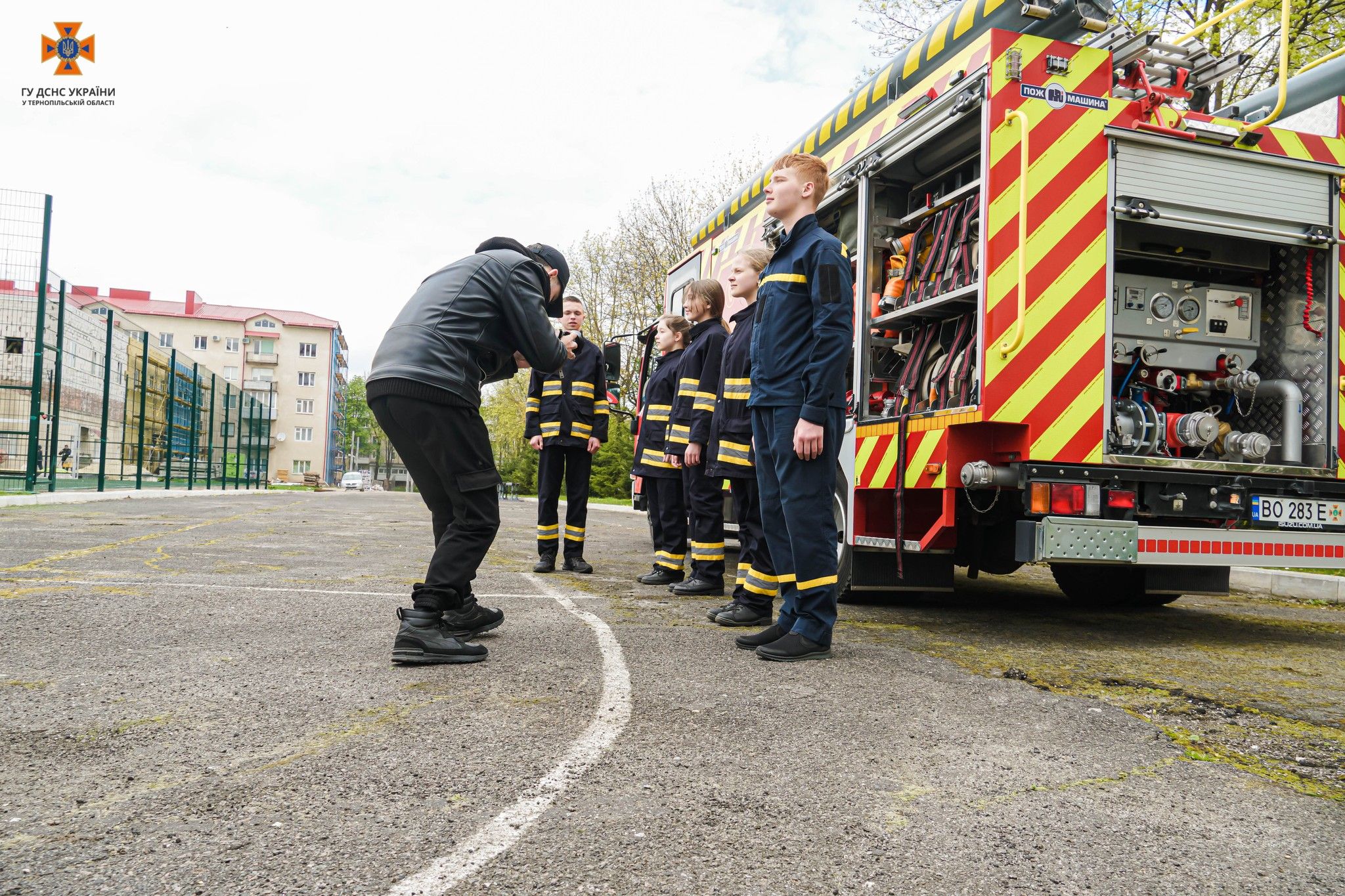 Новини Тернополя - фото з За лаштунками: як знімали відеоролик про юних пожежників-рятувальників з Тернополя