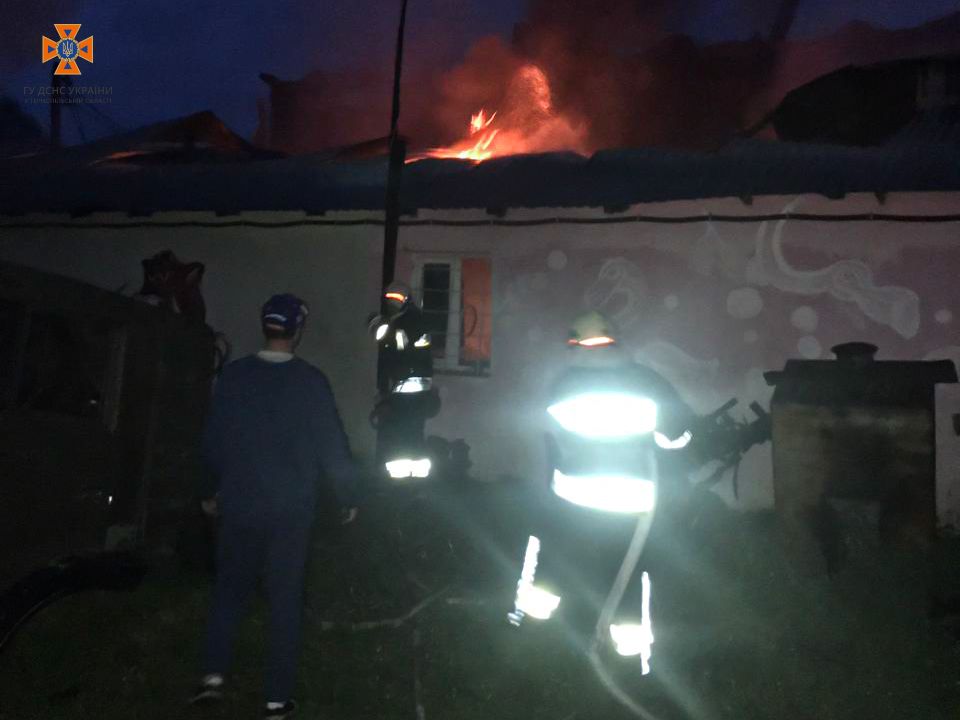 Новини Тернополя - фото з У Залозецькій громаді горіли дерев’яні пелети. Вогонь охопив площу у 400 м²