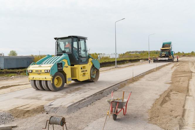 Новини Вінниці - фото з На Проектній будівельники почали заливати бетоном дорогу товщиною 65 см