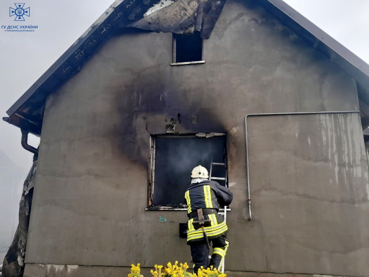 Новини Тернополя - фото з У селі Колодне горів житловий будинок