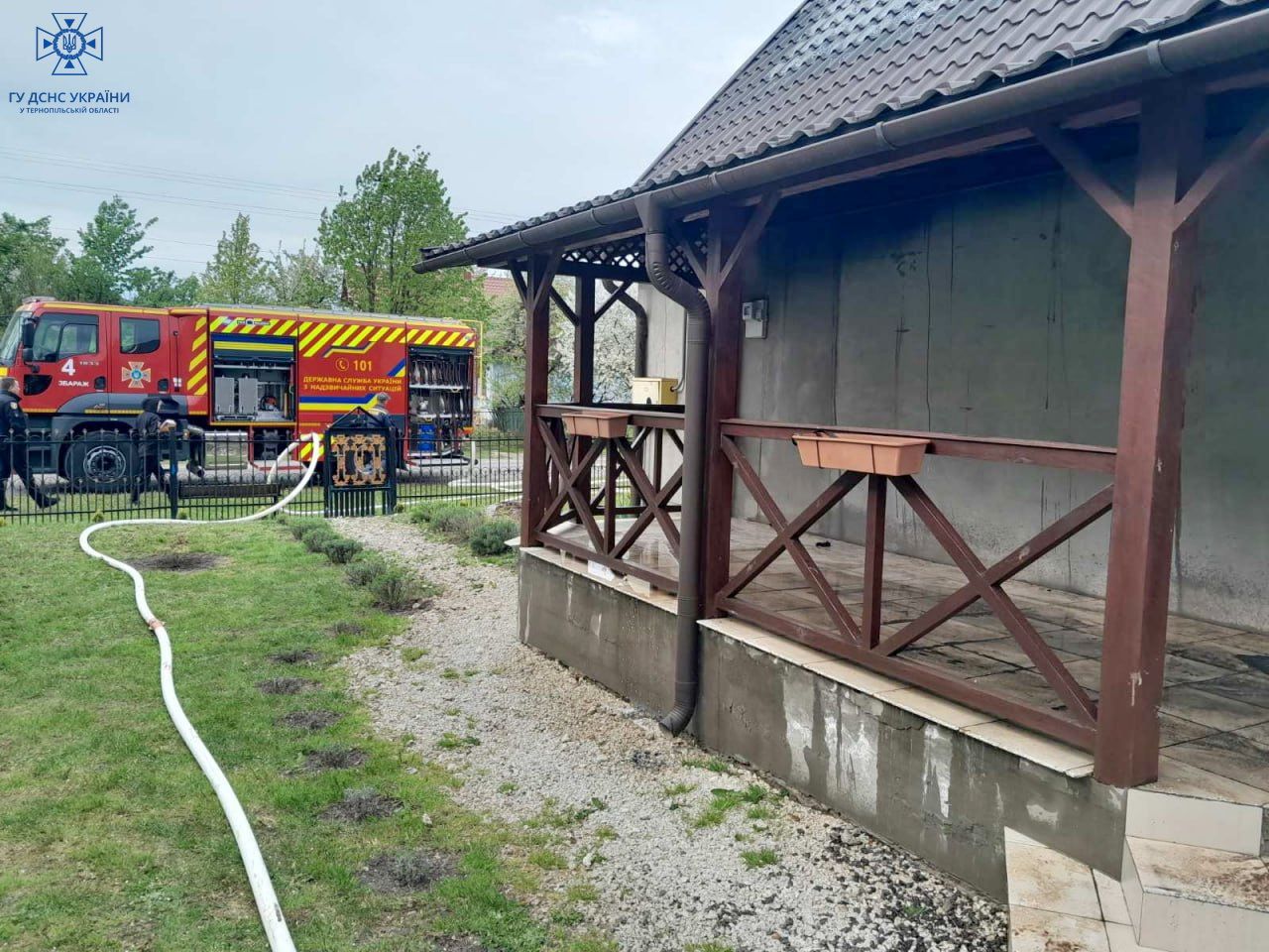 Новини Тернополя - фото з У селі Колодне горів житловий будинок