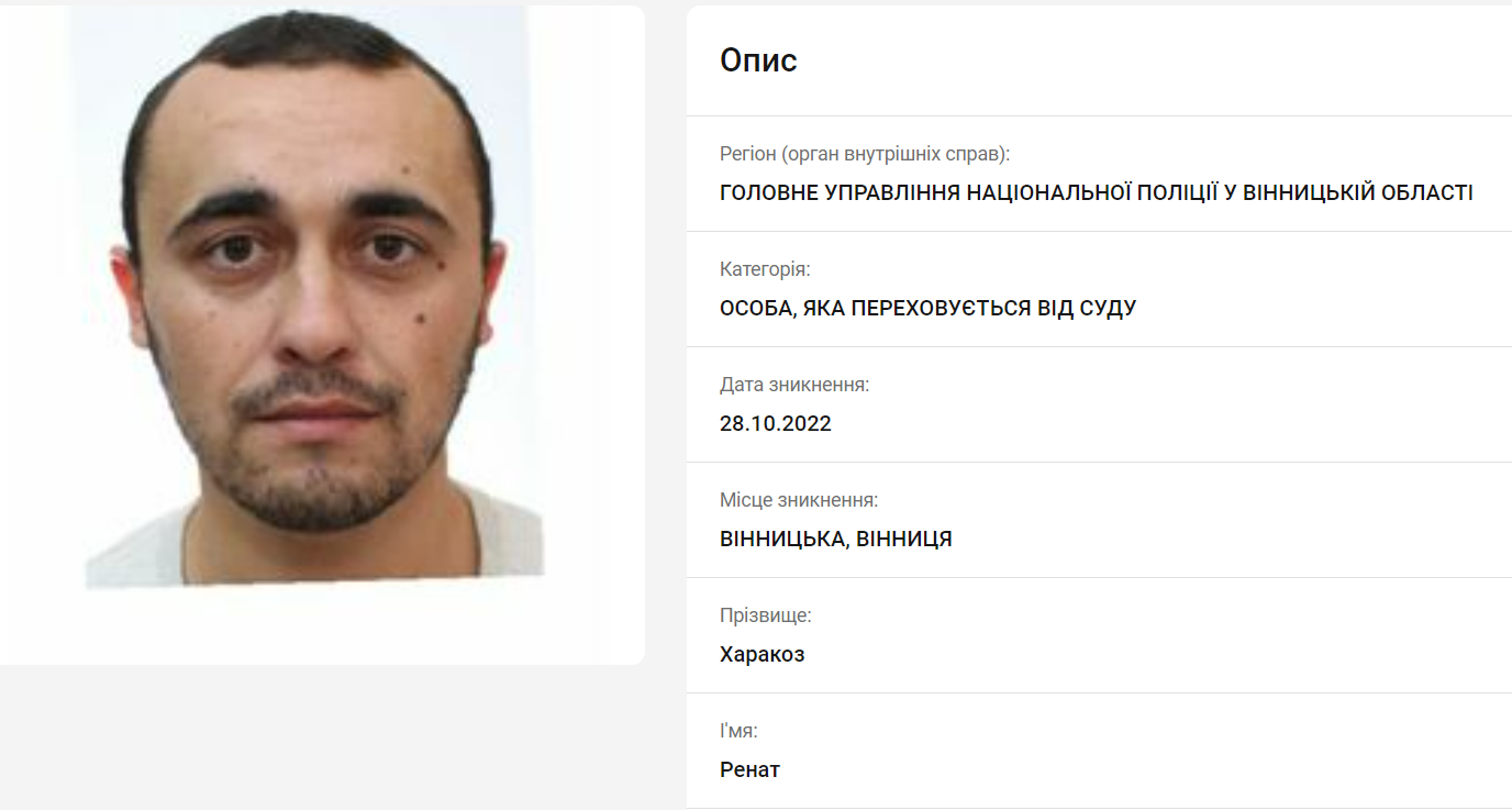 Новини Вінниці - фото з Тікають від покарання: на Вінниччині оголосили в розшук трьох злочинців
