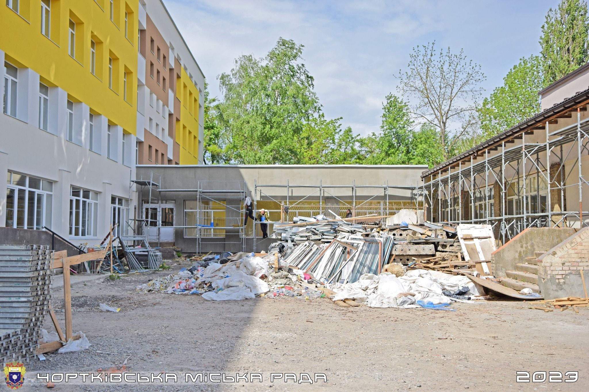 Новини Тернополя - фото з У Чортківській школі №7 виконують ремонт на 25 мільйонів гривень