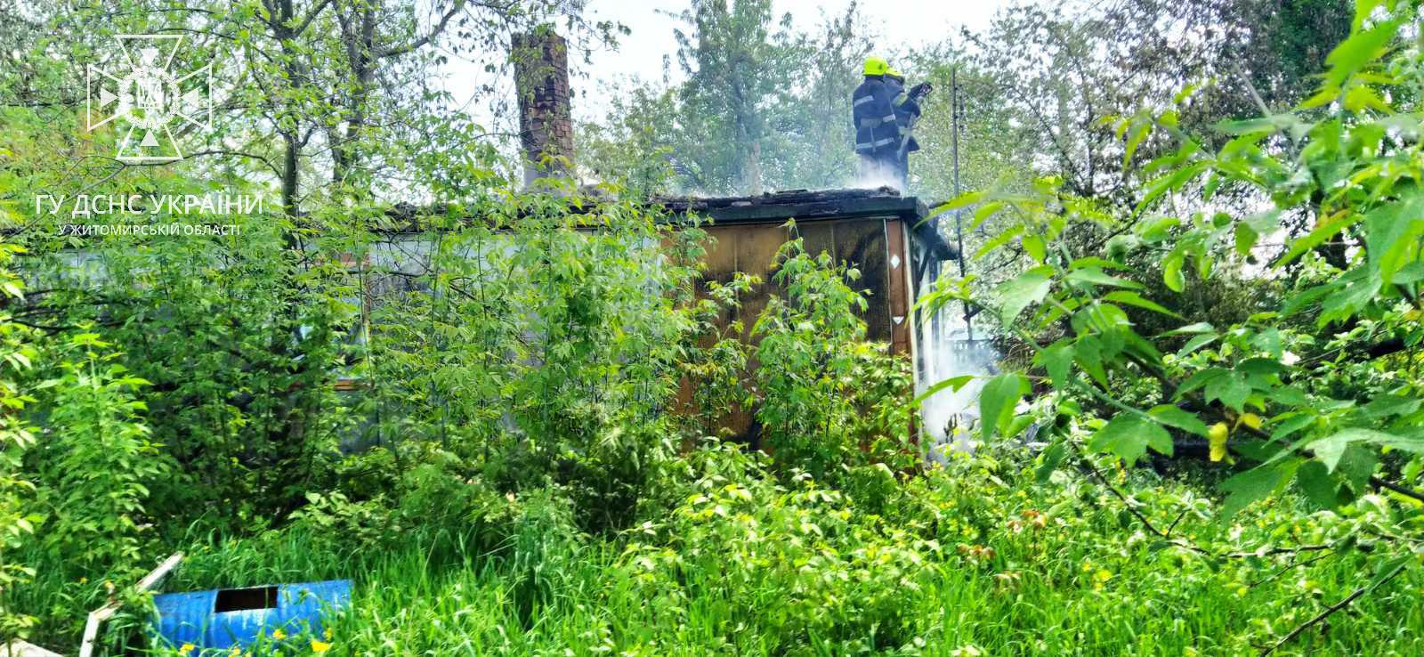 Новини Житомира - фото з 10 пожеж минулої доби гасили на Житомирщині