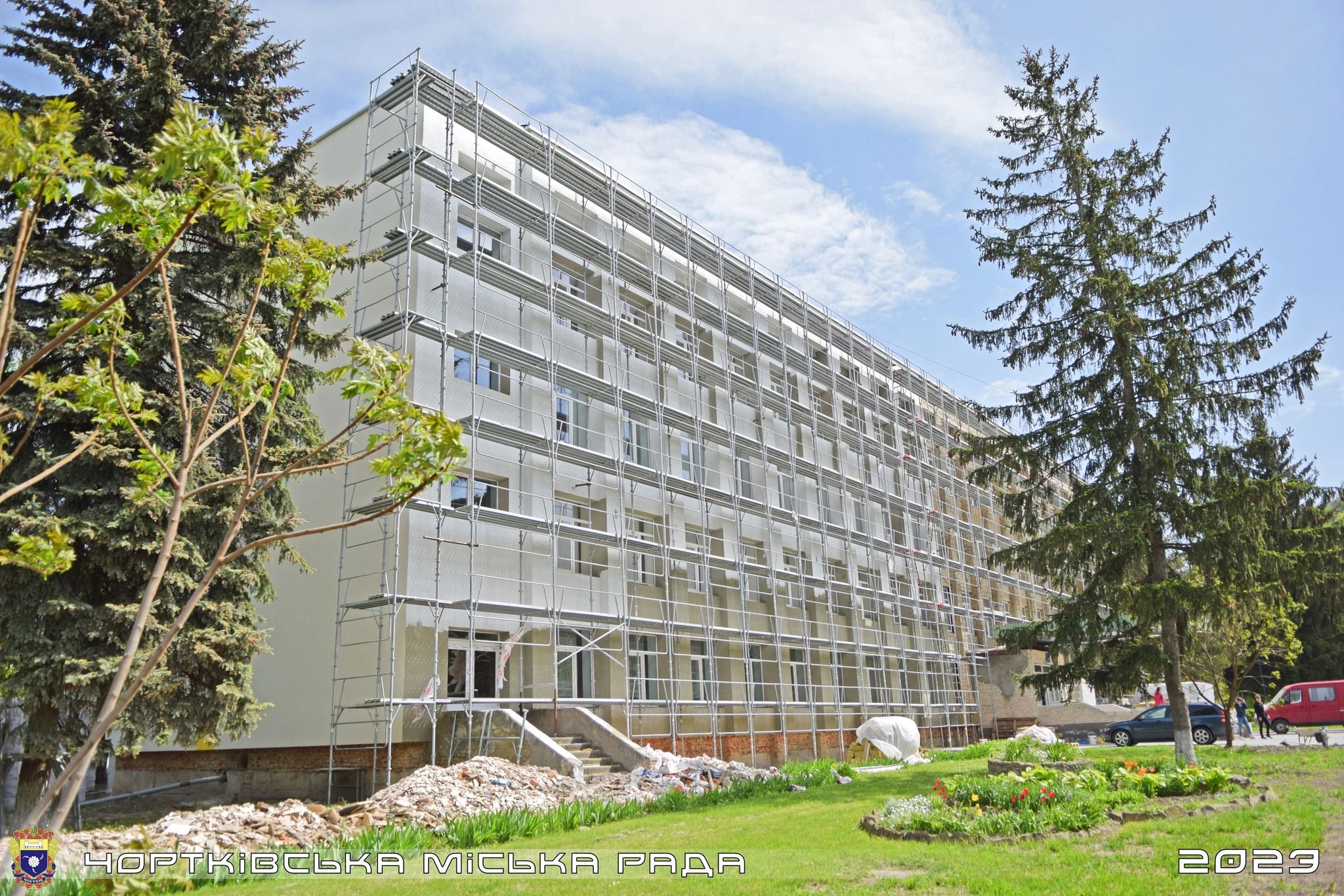 Новини Тернополя - фото з У Чортківській школі №7 виконують ремонт на 25 мільйонів гривень