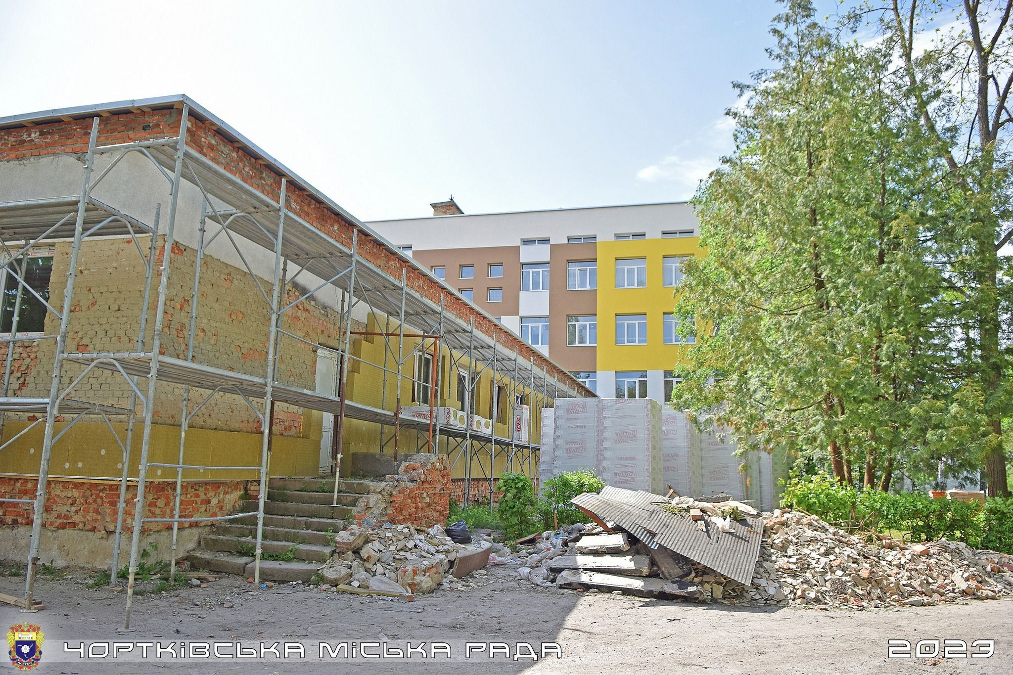 Новини Тернополя - фото з У Чортківській школі №7 виконують ремонт на 25 мільйонів гривень