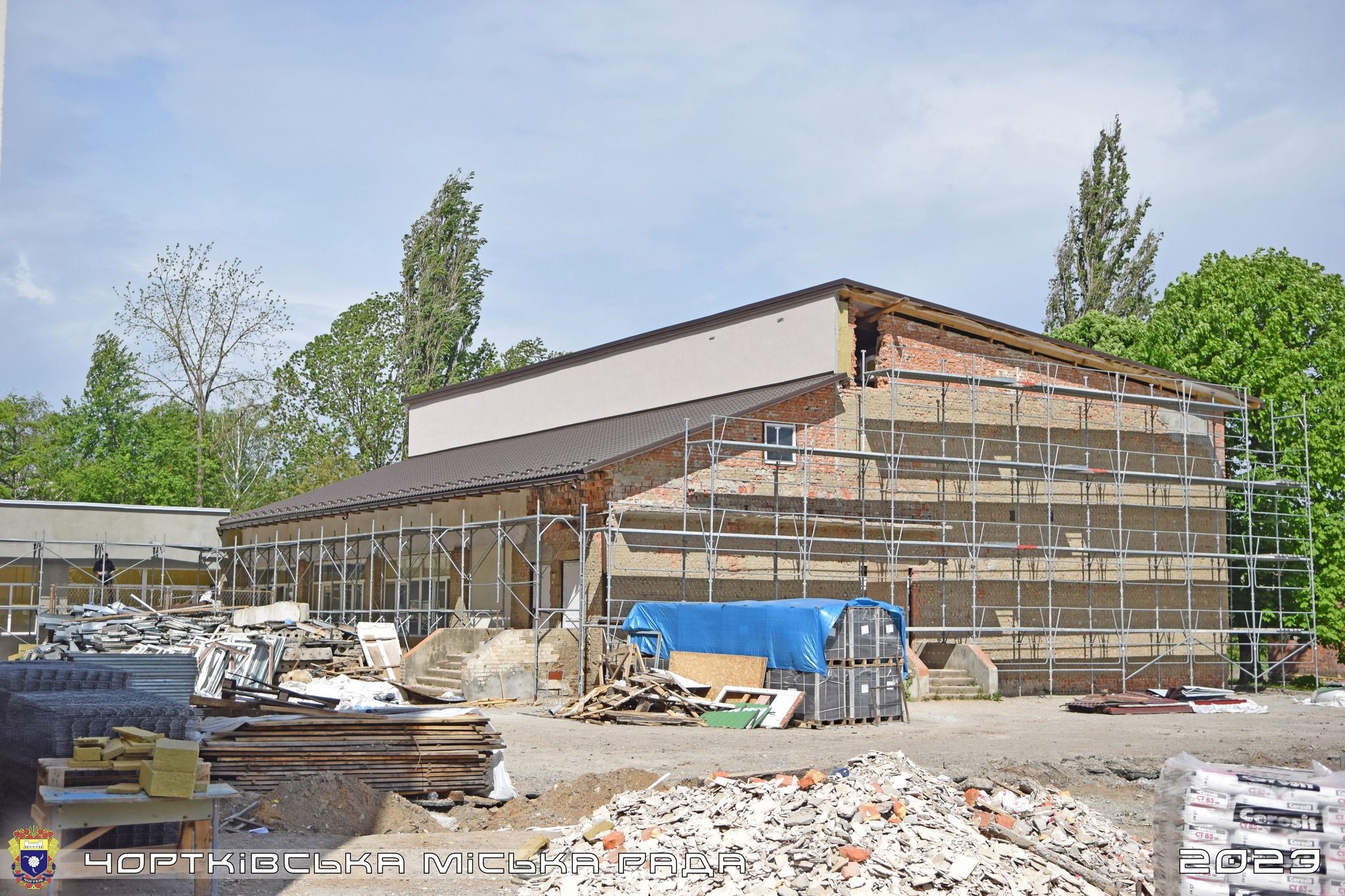 Новини Тернополя - фото з У Чортківській школі №7 виконують ремонт на 25 мільйонів гривень